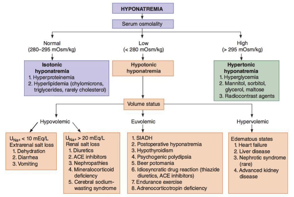 Hiponatremia (Kadar Natrium Darah yang Rendah)