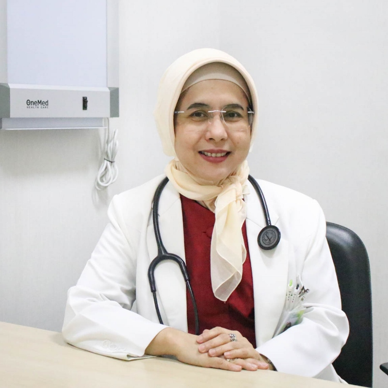 dr. Hj. LINDA KURNIATY WIJAYA, Sp.PD-KR, FINASIM