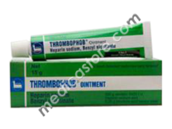 THROMBOPHOB OINTMENT 50 IU/2.5 MG 15 GR