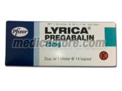 LYRICA KAPSUL 75MG 14 S