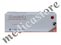 GLAMAROL 1 MG TABLET 50 S