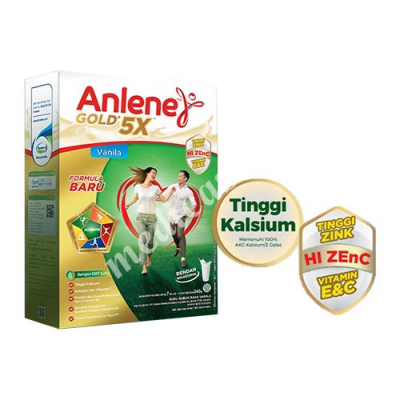 ANLENE GOLD 5X VANILLA 240GR