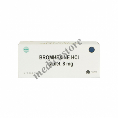 BROMHEXINE HCL 8MG (ERLIMPEX) 100 S TABLET