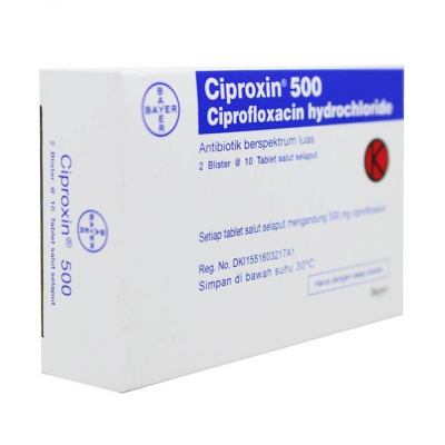 CIPROXIN 500MG TABLET 20 S