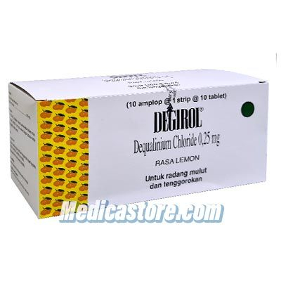 DEGIROL LOZ TAB HISAP 0,25MG 100 S