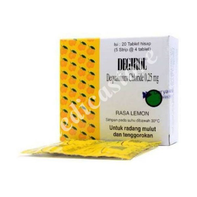 DEGIROL LOZ TAB HISAP 0,25MG 20 S