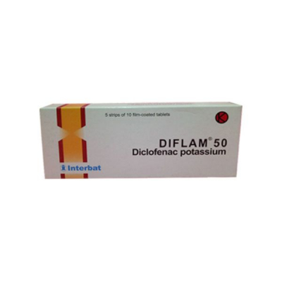 DIFLAM 50MG TABLET 50 S