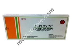 DIFLOXIN TABLET 500 MG 10 S