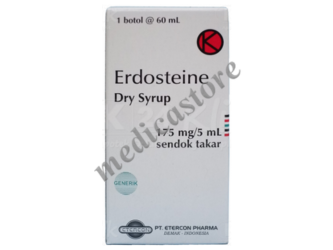 ERDOSTEIN DRY SYRUP 175MG 60 ML (ETERCON)