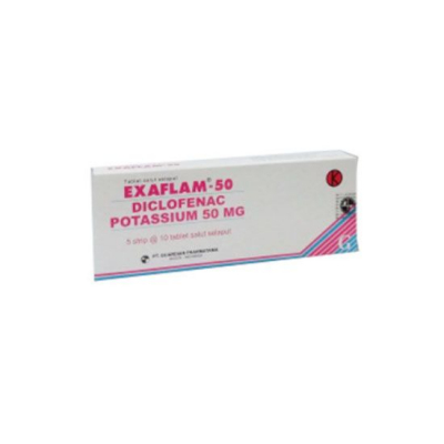 EXAFLAM 50 MG TAB 50 S