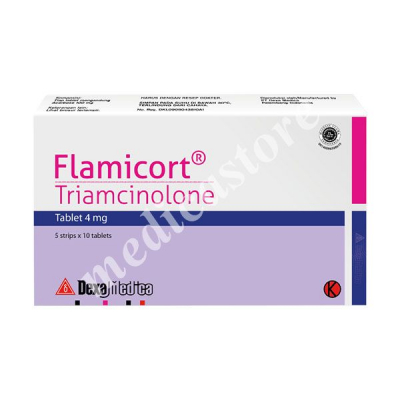FLAMICORT 4MG TABLET 50 S
