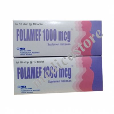 FOLAMEF 1000MG 100 S (MEF)