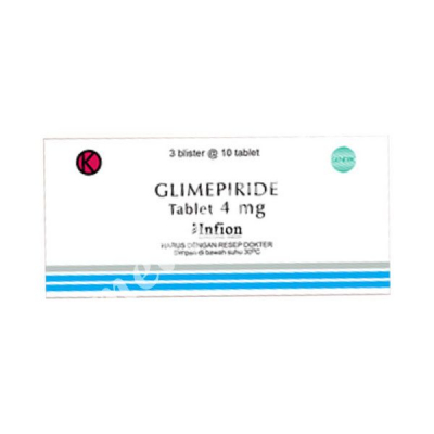 GLIMEPIRIDE 4 MG 30 s (INFION)
