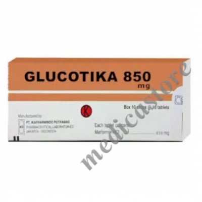GLUCOTIKA TABLET 850 MG 60,S