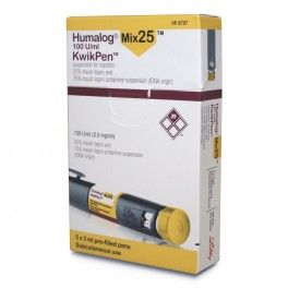 HUMALOG MIX 25KWIKPEN 5 S @3ML