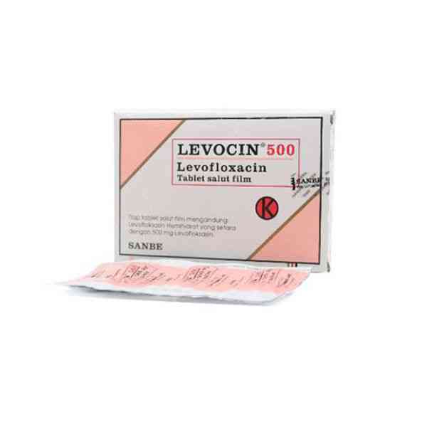 LEVOCIN TABLET 500 MG 18 S