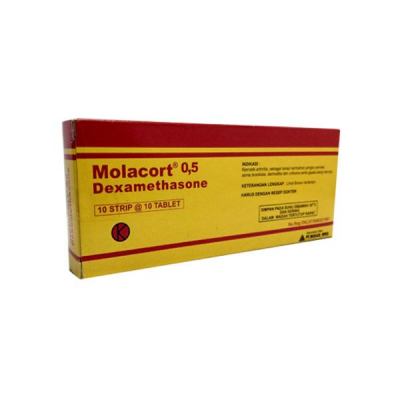 MOLACORT 0,5MG TABLET 100 S