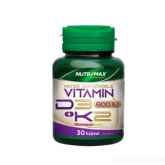 NX VITAMIN D3 800 IU + K2 KAPSUL 30 S