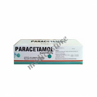PARACETAMOL 500MG (ERRITA MKSR) 100 S KAPLET