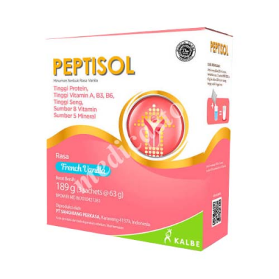 PEPTISOL VANILLA 189GR (SACHET 3X63G)