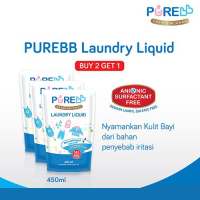 PUREBB LAUNDRY LIQ COMBO REFF. 450 ML
