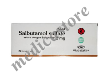 SALBUTAMOL 2MG 100 S (GF)