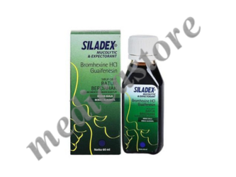SILADEX MUCOLYTIC & EXPECTORANT SYRUP 60 ML