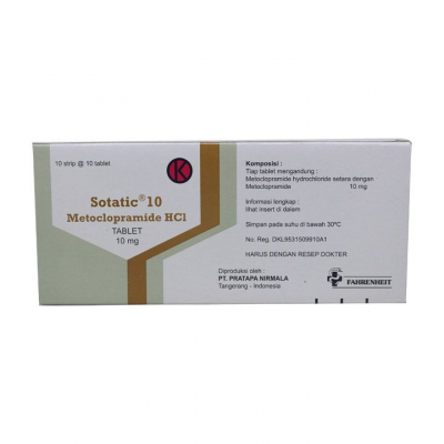 SOTATIC 10MG TABLET 100 S
