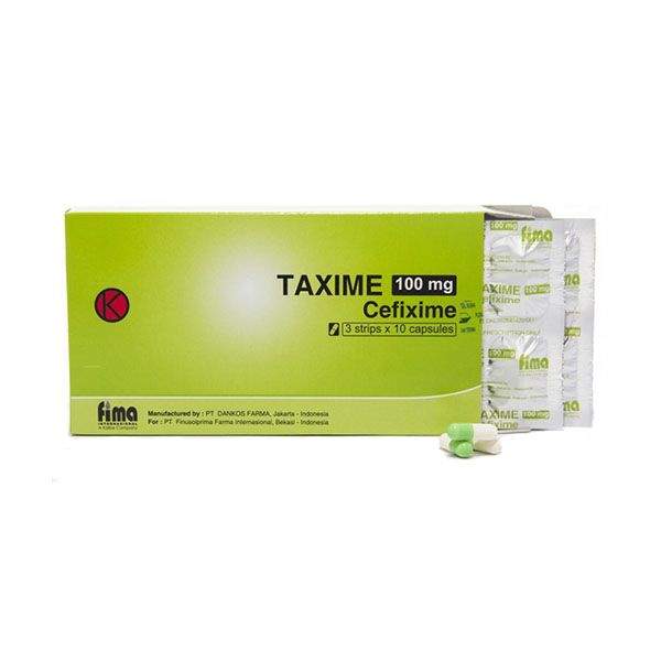 TAXIME CAPSULE 100 MG 30,S