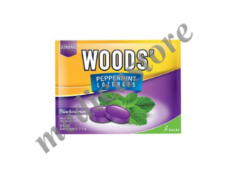 WOODS LOZENGES BLACKCURRANT 6 S