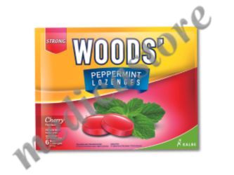 WOODS LOZENGES CHERRY 6 S