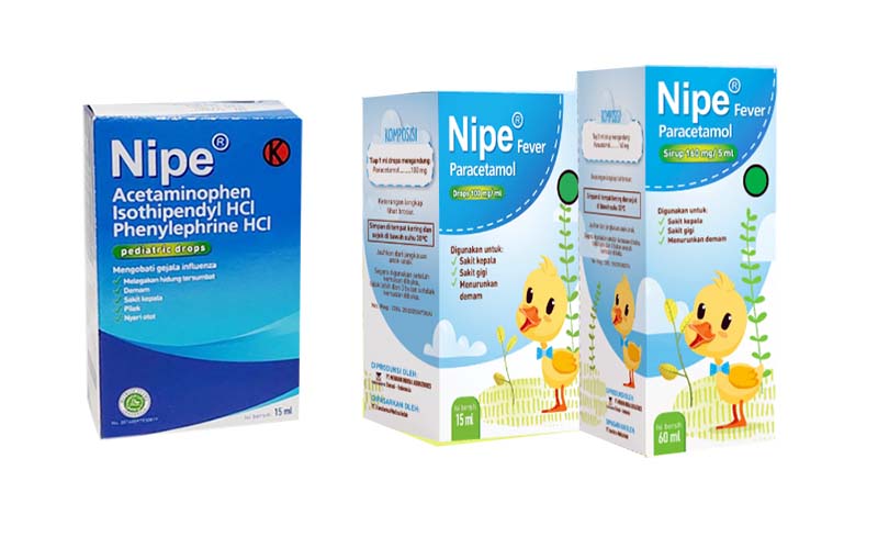 Produk Nipe dan Nipe Fever.