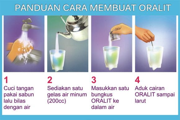 cara membuat oralit saat diare pada anak