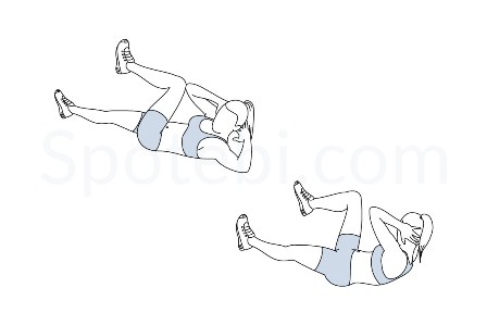 bicycle crunch