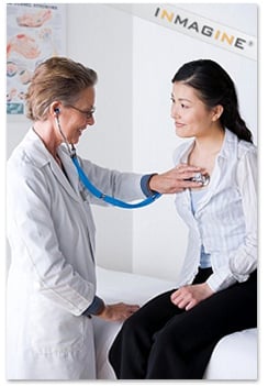 woman's medical check up