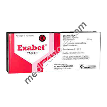 EXABET TABLET 0.5 MG