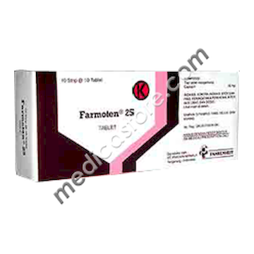 FARMOTEN 25MG TABLET