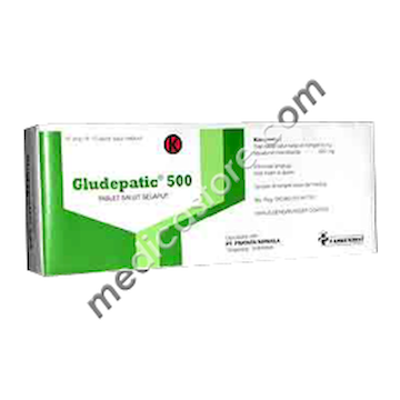 GLUDEPATIC TABLET SALUT SELAPUT 500 MG 