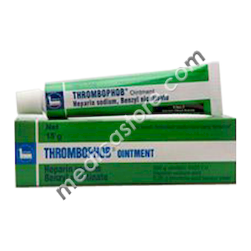 THROMBOPHOB OINTMENT 50 IU/2.5 MG 15GR