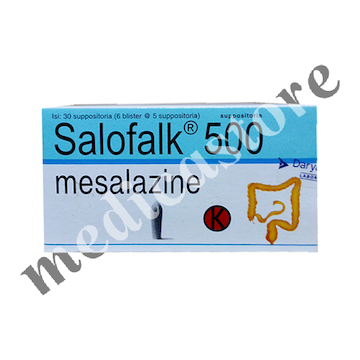 SALOFALK SUPPOSITORIA 500 MG 