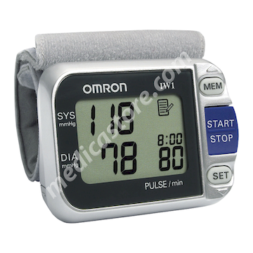 OMRON AUTOMATIC WRIST BLOOD PRESSURE MONITOR IW1