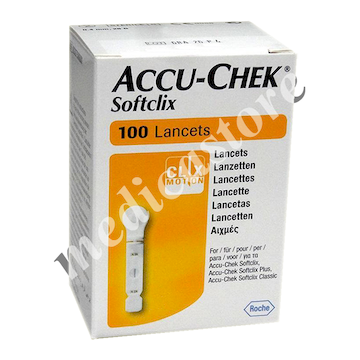 ACCU CHEK SOFTCLIX LANCET  100'S