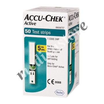 ACCU CHEK ACTIVE STRIP 50's