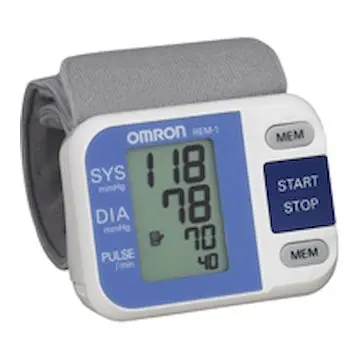 OMRON AUTOMATIC WRIST BLOOD PRESSURE MONITOR REM-1