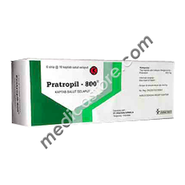 PRATROPIL KAPLET SALUT SELAPUT 800 MG