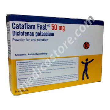 CATAFLAM FAST SACHET 50 MG