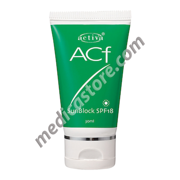 ACTIVA ACF SUN BLOCK SPF 18