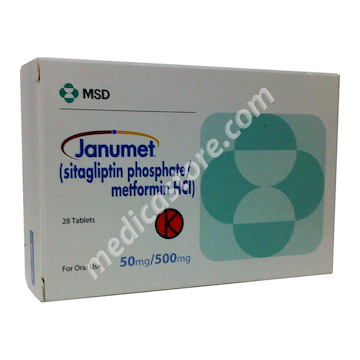 Janumet 50 mg/500 mg Tablet