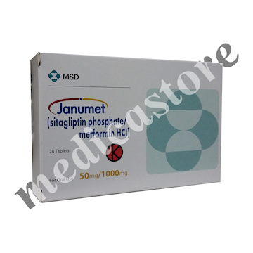 Janumet 50 mg/1000 mg Tablet