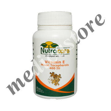 Nutracare Vitamin E Mixed Tocopherols 400 IU